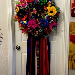 Home decor 18in fiesta wreath